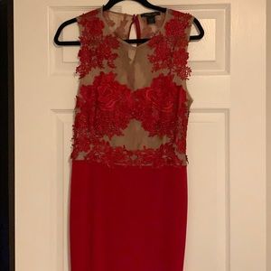 Red Lace Gown